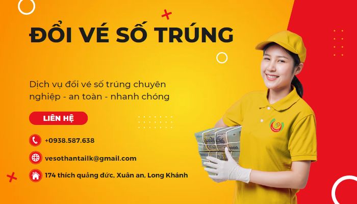 đổi vé số trúng